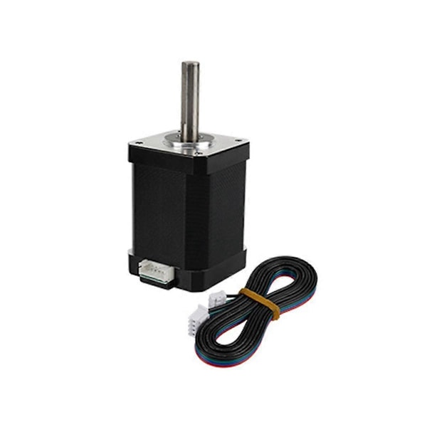 42 Trinmotor Højde 60mm Motor med 1000XH2.54 Kabler til 3D Printer Ekstruder - Sort