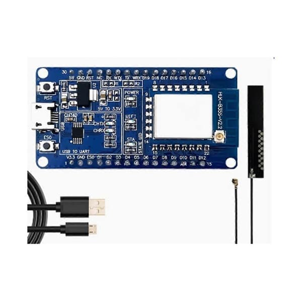 Modul Test Kit Seriell til WiFi+BLE5.2 Bluetooth Modul B35S Dobbelmodus Trådløs Overføring Lav Effekt