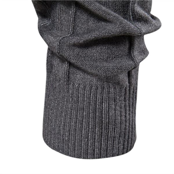 Slim Fit Pullovrar Turtleneck Herr Casual Basic Enfärgad Varm Randig Tröja Herr Nya Vintermode Tröjor Man