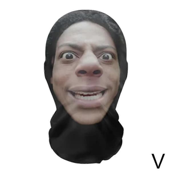 Ansigtspræstations-prank fuld ansigts 3D-maske, elefanthue James/1pc