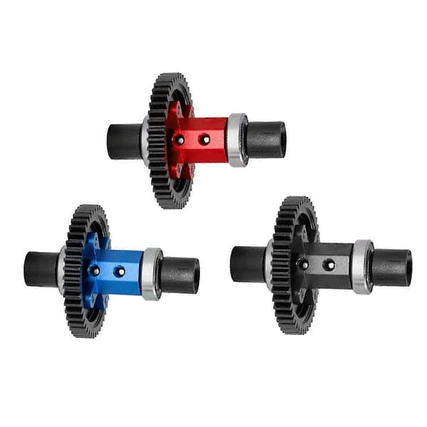 RC Bil center lige aksel Spur Gear Samlet Center Sort