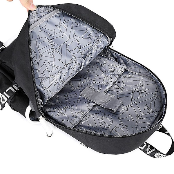 Venom Fashion Printet USB Ungdoms Skoletaske (1-11) Color-2