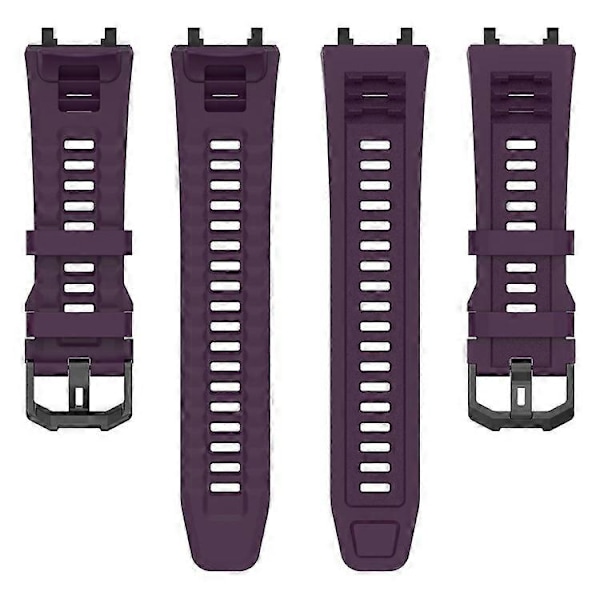 Kompatibelt för Huami Amazfit Active Edge A2212 Ersättningsarmband Mjukt Silikon Klockarmband DarkPurple