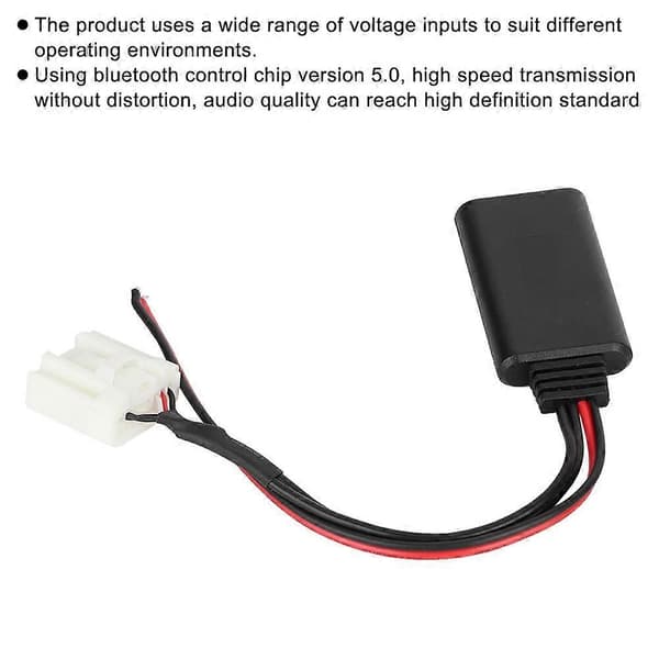 Bil AUX Bluetooth Trådlös Ljudadapter Kabel Passar Mazda M6 M3 RX-8 MX-5