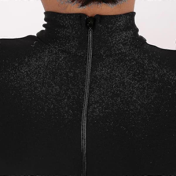 Børne Sort Spandex Heldragt Fuld Dækning Stretch Jumpsuit Usynligt Kostume S