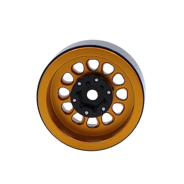 4 stk. 1.0 Tommers Metall Beadlock Felgnav Felg for 1/18 1/24 RC Crawler Bil TRX4M Axial SCX24 AX2