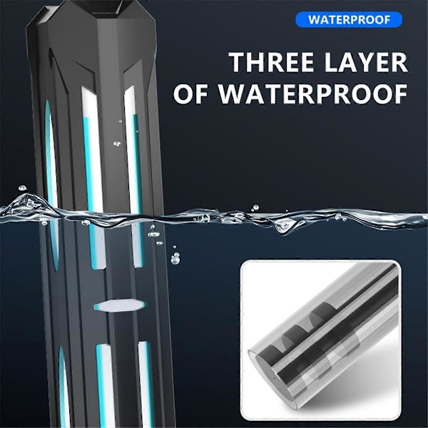 Ultraviolette Lamper Fjernelse Bakteriedræbende Lampe UV Lys Sterilisator Akvarium Undervandsdam Bakteriedræbende