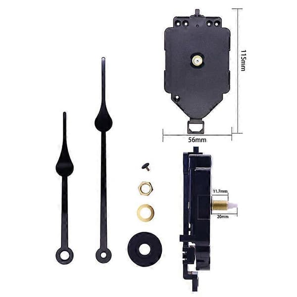 DIY Timer Minutter Sekunder Metal Pendul Sving Bevægelse Sæt 16 Musikboks