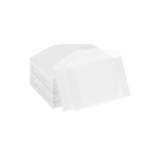 50 st Blanka Kuvert Transparent Papper Kuvert Set Brev Vintage Bröllopsinbjudningskuvert fo