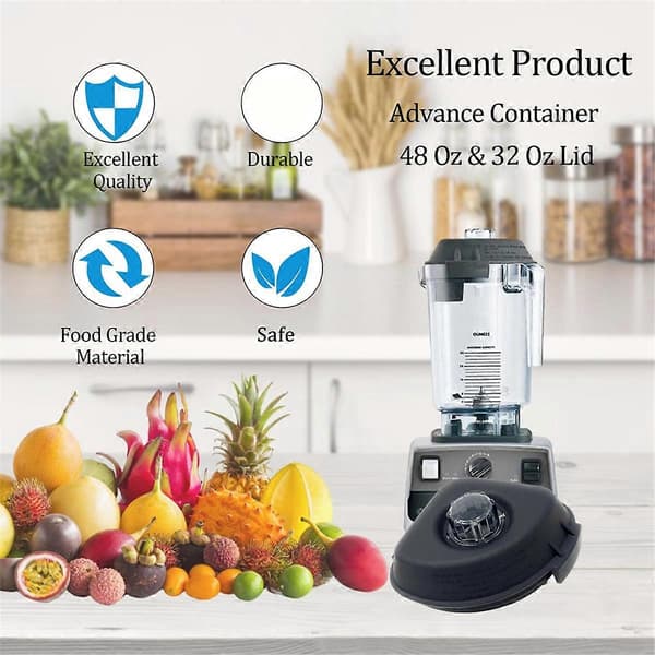 Lokk for Advance-beholder 48 oz og 32 oz, for VM0145, The Quiet One, Drink Machine Advance blenderlokk
