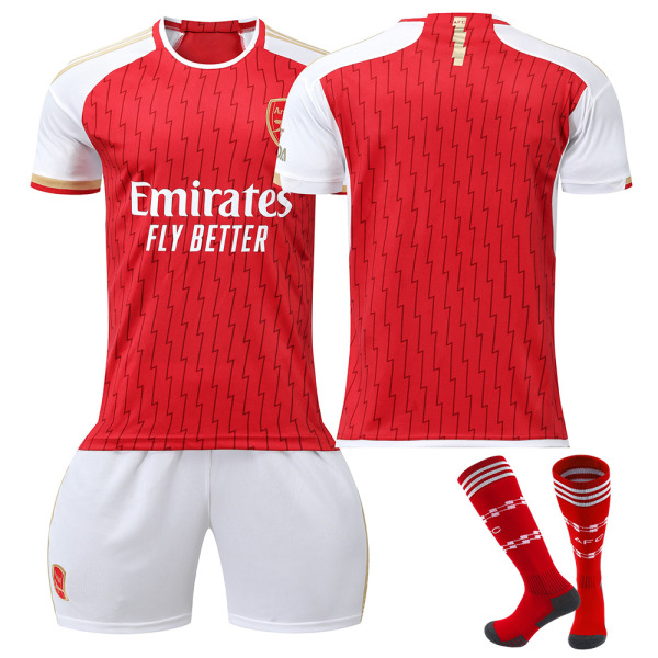 23-24 Arsenal hjemmedrakt uten nummer med sokker no number with socks 22