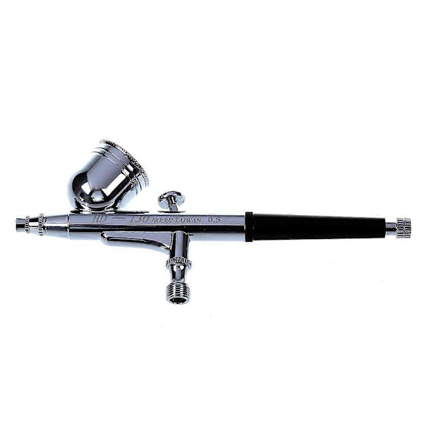 0,5 mm 7cc Kopp Dubbelverkande Gravitationsmatad Airbrush Kit
