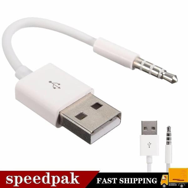 USB-oplader datasynkroniseringskabel til 3. 4. iPod bedste shuffle 5. W3Z6 D2