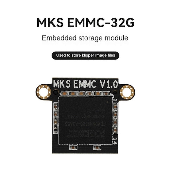 3D-skrivartillbehör Snabb Utskriftsmaskin Minnesexpansion Kort MKS EMMC 32G MKS EMMC-ADAPTER V2 Kortläsare