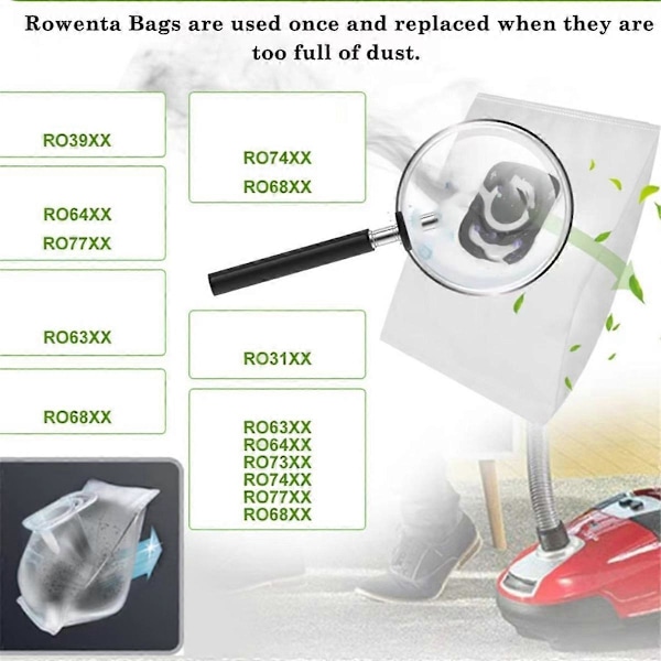 For Rowenta Tefal X-Plorer Serie 75 S+ / Series 70+ / Serie 240+, RR8497WH ZR200520, Støvsuger A