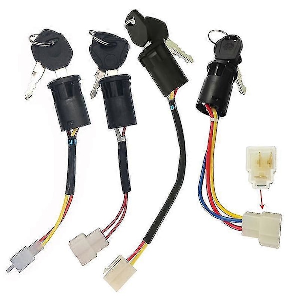 Elektrisk barnbils batteriladdningsgränssnitt, leksaksbils dubbelmotor-kabel, nyckelstartsbrytare batteriladdningsklämma Battery display