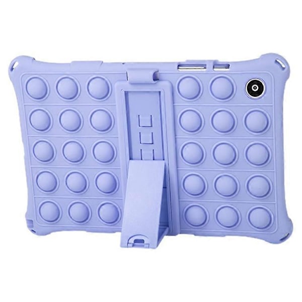 Kompatibel med Galaxy Tab A8 10.5 (2021) Fidget Sensorisk Silikon Bubbla Ångest Stress Relief Leksaker Halkfri Textur Tablet Skydd Purple
