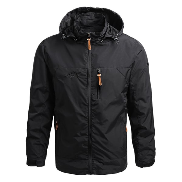 Herre Windbreaker Militær Feltjakke Overfrakke Herre Taktisk Vandtæt Pilotjakke Hættetrøje Herre Jagt Militærtøj Gray Asian size 4XL