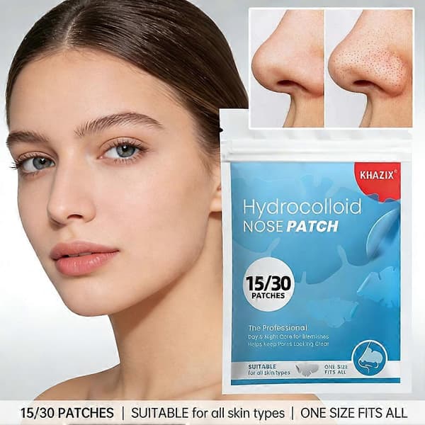 Neseplaster Pore-rensende Fjerning av hudormer Dag- og nattpleie E 30pcs