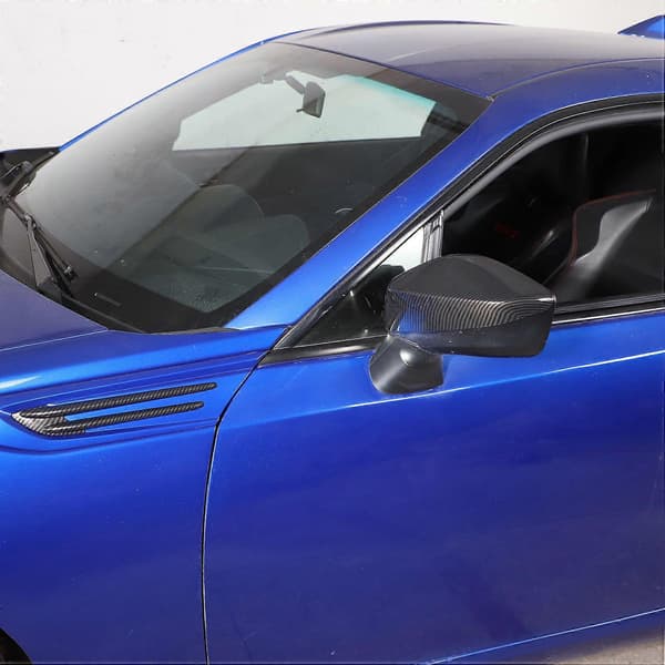 Bil Karbonfiber ABS Sidespeildeksel Passer for 86/ BRZ 2012-2020