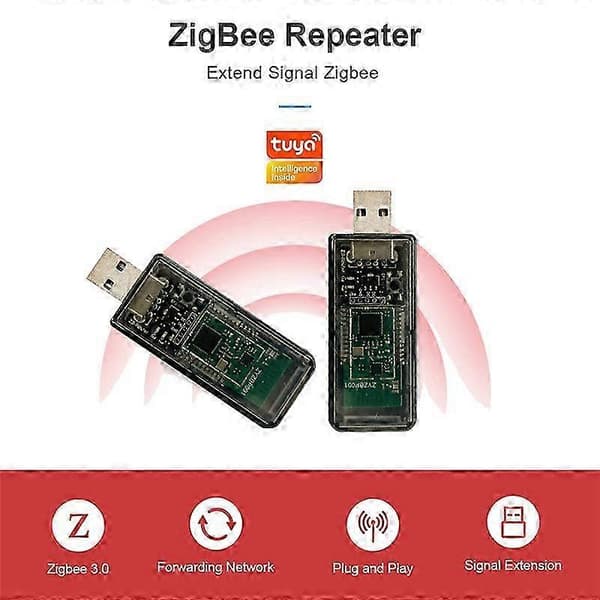 Zigbee USB-förlängare för Tuya Home Assistant ZigBee 2MQTT Tasmota-enhet