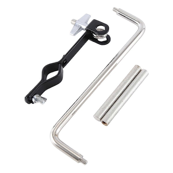 Z-formad Trumcymbalarm Stång Clip Clamp Hårdvara Vatten Cymbal Expansionshållare Trumset Slagverk