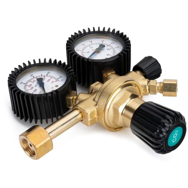 Trykregulator/reducer til inert argon/CO2-gas til MIG/MAG-svejsemaskiner