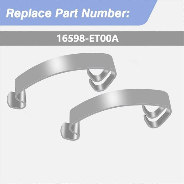 Luftrensningsfilterboks Husclips 16598-ET00A til Sentra 2.0L 2.5L 2007-2012 NV200 2.0L 2013-202