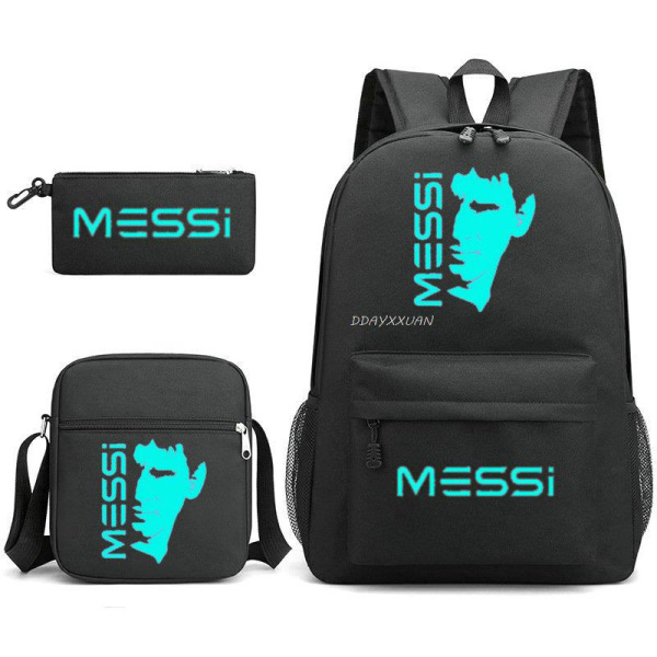 Messi Skoletaske 3-pak Stor Skoletaske Other