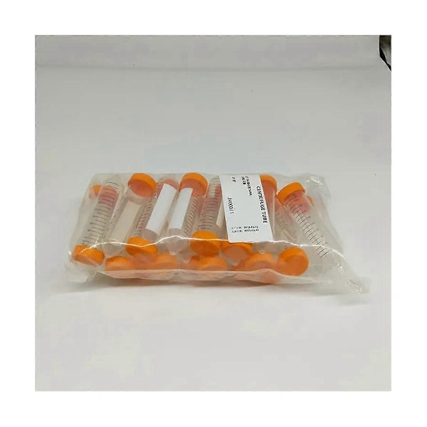 50 st Koniska Centrifugrör 50 ml Plast Skruvlock Botten Testtuber