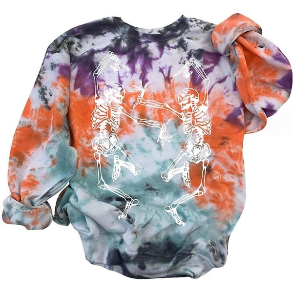 Halloween Sweatshirt Crewneck Pullover - Casual lösa långärmade toppar skjortor style 20 M