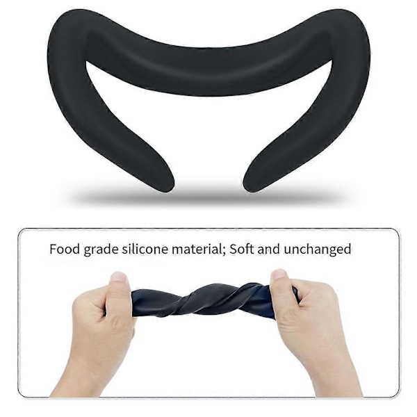 Silikone Controller Cover Case+Face Cover+Handle Case til 3 VR Headset 4 I 1 til 3 Lysegrå