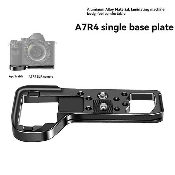Letvægts Quick Release Plade Ridsefast Base Plade med 1/4 3/8 Hul til Sony A7R4 DSLR Ca