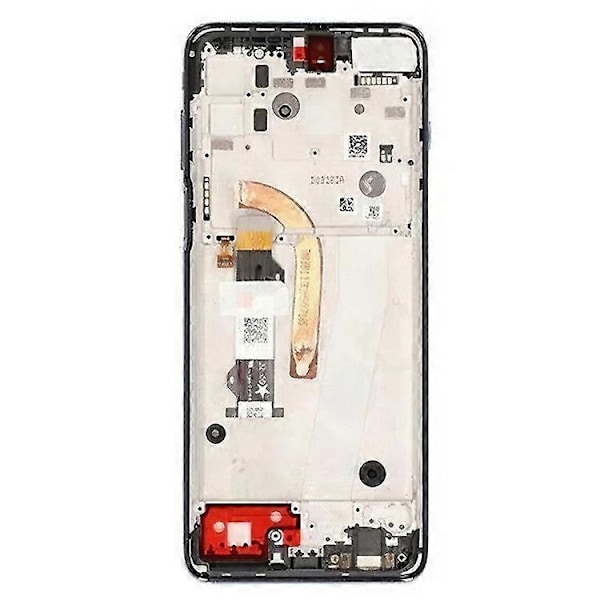 Yhteensopiva Motorola Moto G100 Luokka B LCD-näyttö ja kosketuspaneeli + Kehys Varaosa (ilman logoa) Grey