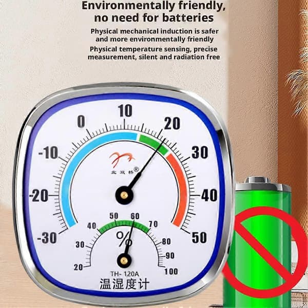 Väggmonterad termometer hygrometer inomhustemperaturfuktighetsmätare