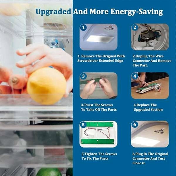 W11042554 Jääkaappien LED-valomoduulikokoonpano Jääkaapin yhteensopivuus W11527432 W1