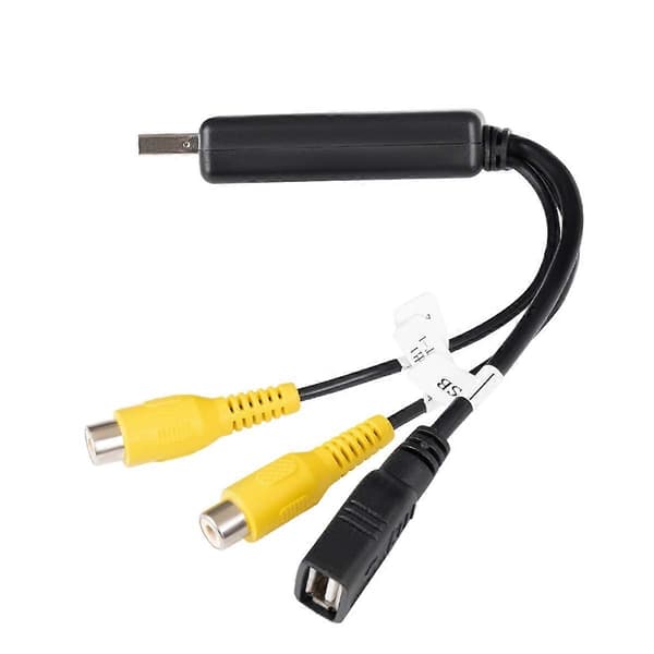 For Android System USB-grensesnitt til RCA Video Out Adapter Bilradio Multimedia Spiller Video AV Utgang