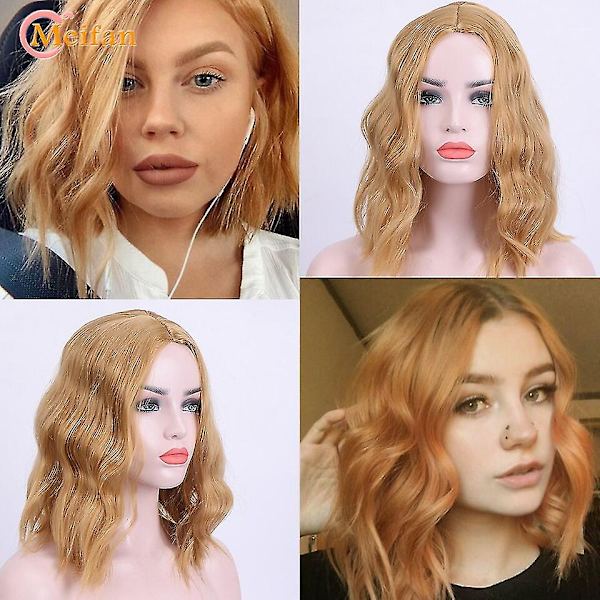 Meifan Synteettinen Lyhyt Bob Cosplay Anime Peruukki Otsatukalla at141-8h0906