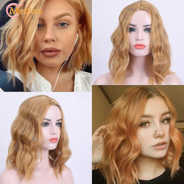 Meifan Syntetisk Kort Bob Cosplay Anime Peruk Med Lugg För AK01-2