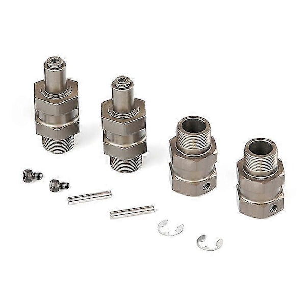 Seosmetallipäivitys 24mm Kuusiokolonapa Jatketulla Akselilla Sopii 1/5 ROVAN KM BAJA 5B Osille