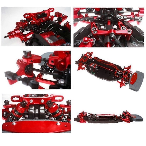 2st Metall Övre Fjädringsarmsfäste för TT-02 TT02 TT02T 1/10 RC Bil Uppgraderingsdelar