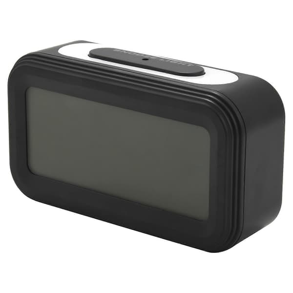 [Uppgraderad Version] Batteridriven Väckarklocka, Elektronisk LCD-Display Digitala Väckarklockor Med Sno