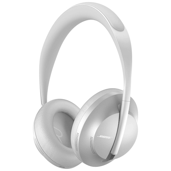Headphones 700, melua vaimentavat Bluetooth-over-ear-langattomat kuulokkeet sisäänrakennetulla mikrofonilla selkeitä puheluita varten ja Alexa-ääniohjauksella, Silver Luxe
