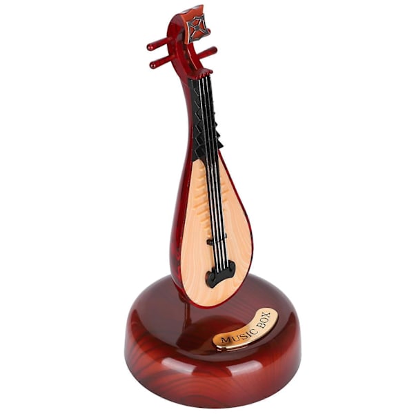 Mini Lutt Musikkboks Lite Musikkinstrument Roterende Musikk Case Hjem Dekor Ornamenter