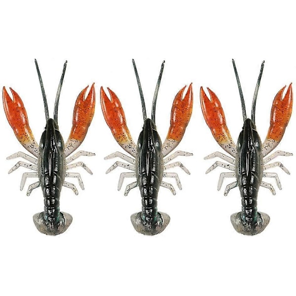 5 kpl Pehmeä Kalastusviehe Rapu Syötti Katkarapu Hummerin Saksi Tekoviehe Uistin 8cm/14g