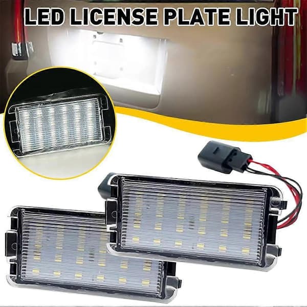 Par af 24SMD højtydende LED-nummerpladelys til Seat Altea