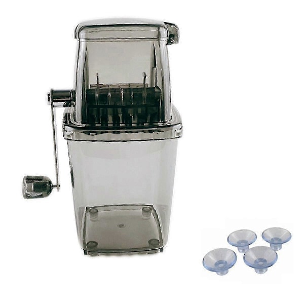 Manuell ishackare roterande ishackare cocktailmaskin iskub krossad smoothies ishackare maskin