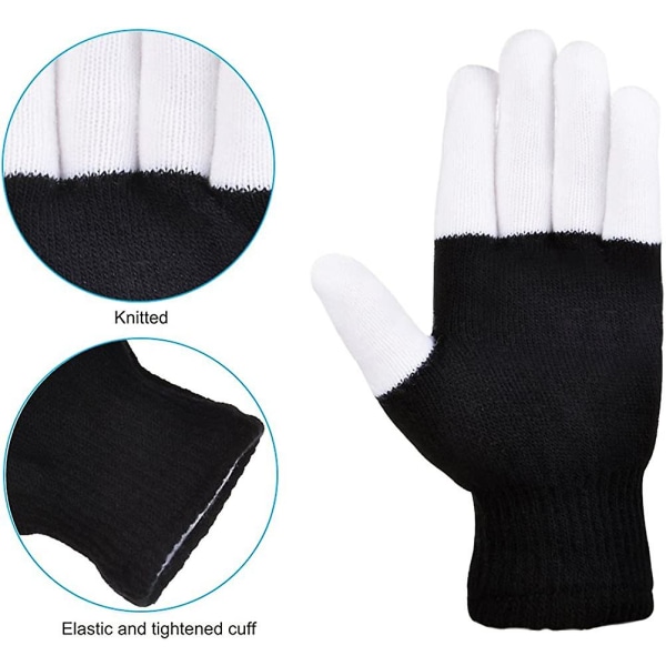 Led Vilkkuvat Rave Gloves Finger Light Gloves Multi Modes. Värikäs valo lahja