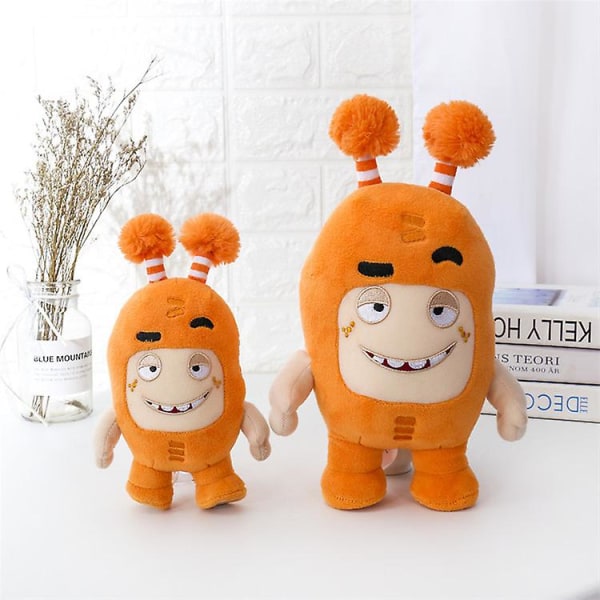 Billiga Grossist 24cm Söta Oddbods Plyschleksaker Mjuka Babysaker White