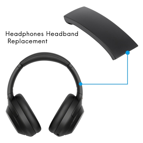 Hovedbøjle Udskiftning til Sony WH-1000XM3 XM3 Trådløse Støjreducerende Over-Ear Hovedtelefoner Sort